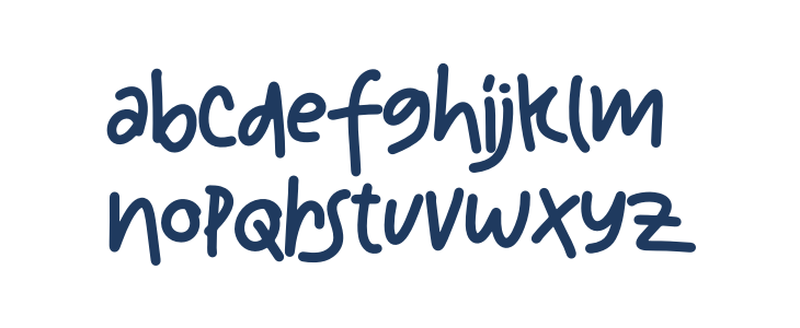 Bouncy Scriber DEMO Lowercase