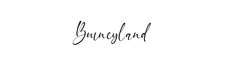 Bouncyland  नि: शुल्क फ़ॉन्ट्स डाउनलोड