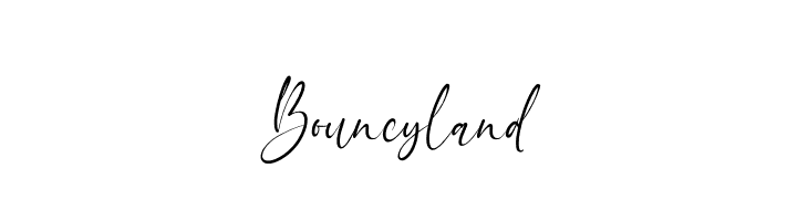 Bouncyland  baixar fontes gratis