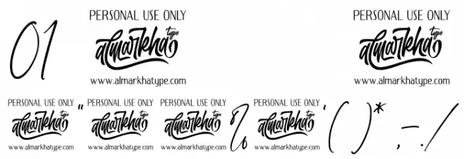 Bouncyland Font OTHER CHARS