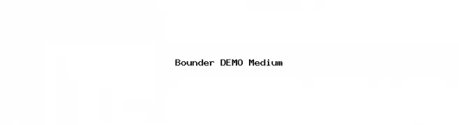 Bounder DEMO Medium Schriftart