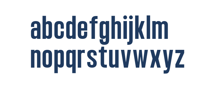 Bounder DEMO Medium Lowercase