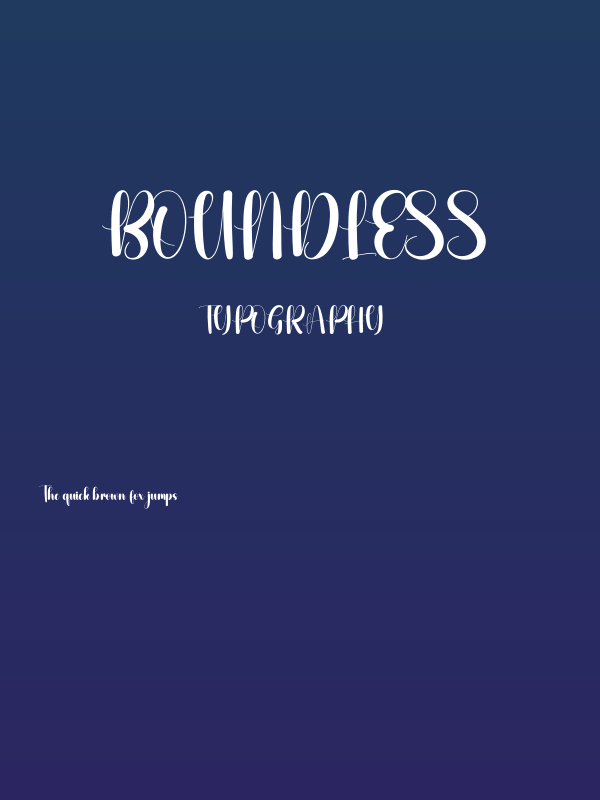 Boundless Poster
