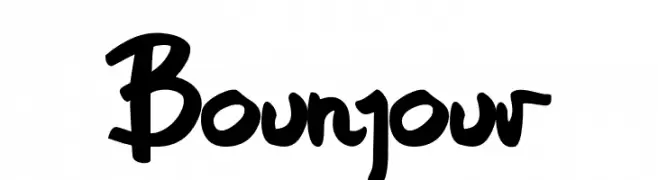 Bounjour  Fuentes Gratis Descargar