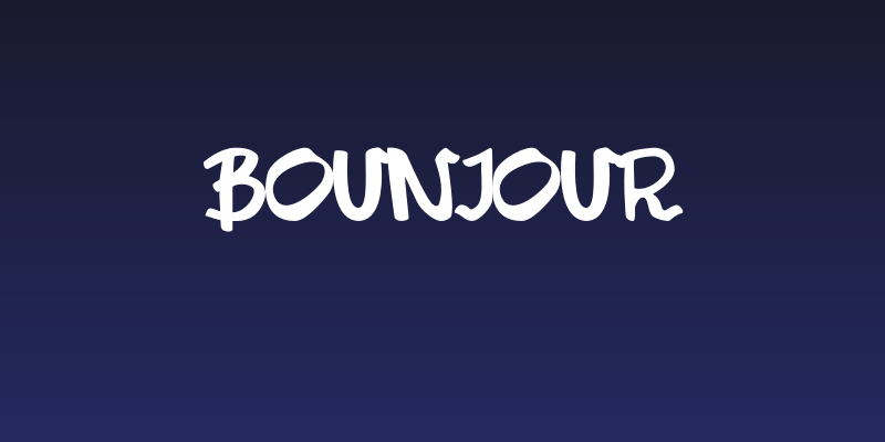 Bounjour Social Header