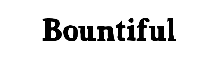Bountiful  Descarca Fonturi Gratis
