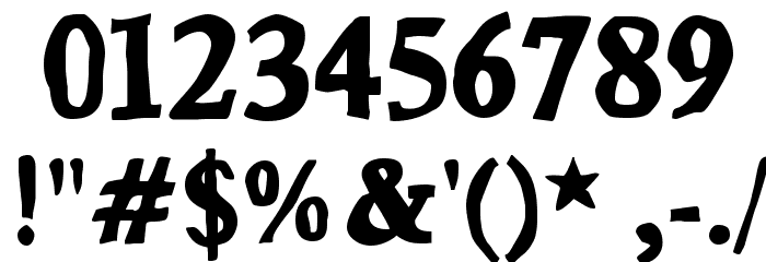 Bountiful Font OTHER CHARS