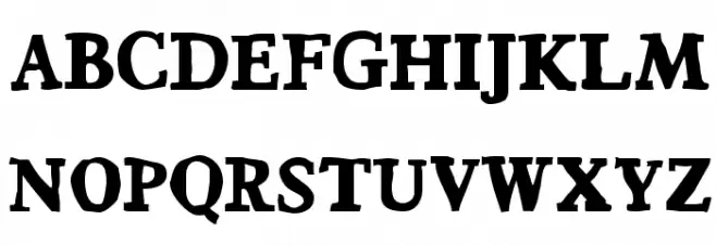 Bountiful Font UPPERCASE