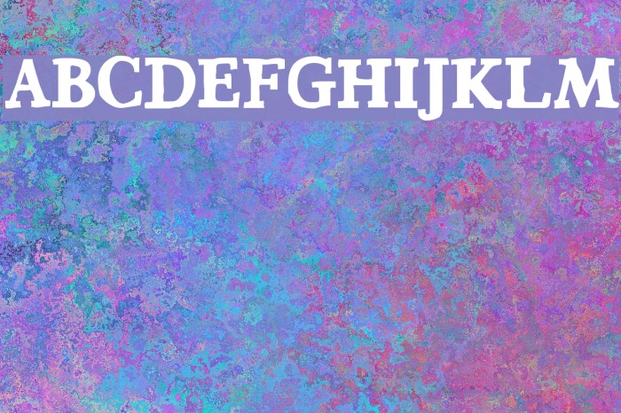 Bountiful Font examples
