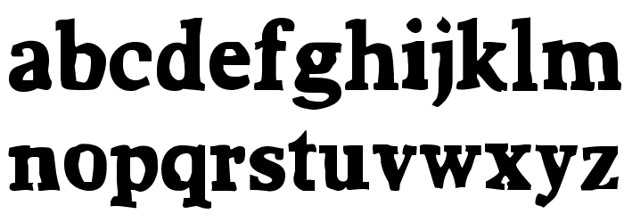 Bountiful Font LOWERCASE