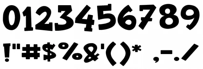 Bounty-Kid Font OTHER CHARS