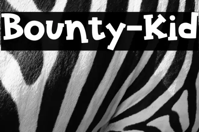 Bounty-Kid Font examples