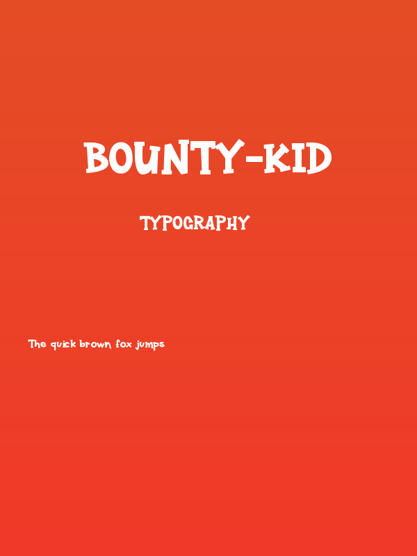 Bounty-Kid Poster