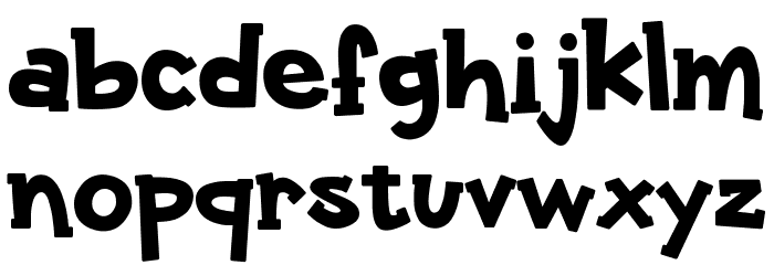 Bounty-Kid Font LOWERCASE
