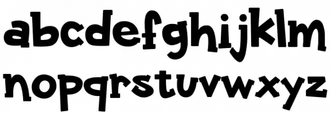 Bounty-Kid फ़ॉन्ट लोअरकेस