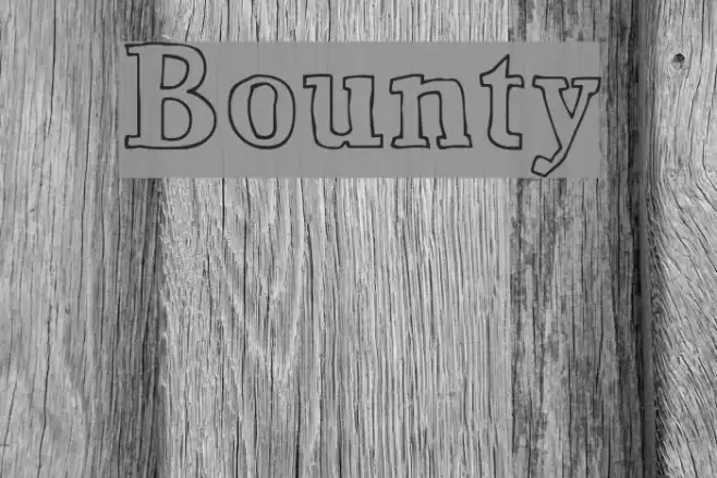 Bounty Fonte examples