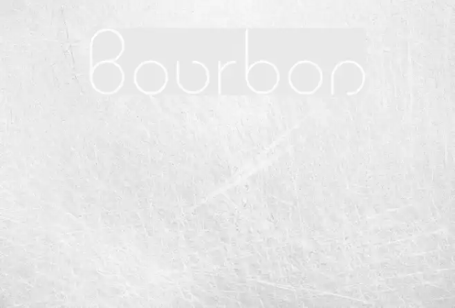 Bourbon Font examples