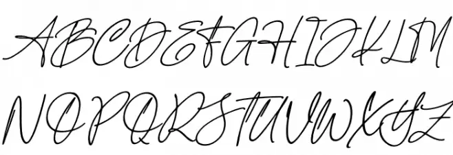 Bourdos PERSONAL USE ONLY Italic フォント 大文字