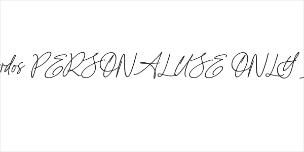 Bourdos PERSONAL USE ONLY Italic Logo