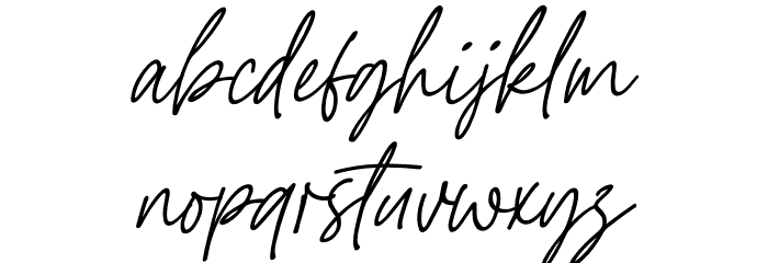 Bourdos PERSONAL USE ONLY Italic Font LOWERCASE