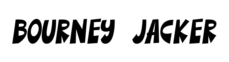 Bourney Jacker  Descarca Fonturi Gratis