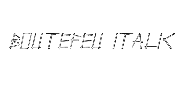 Boutefeu Italic Logo