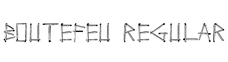 Boutefeu Regular  Frei Schriftart Herunterladen
