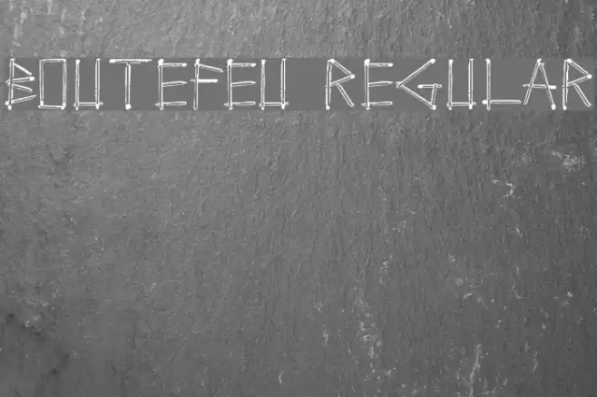 Boutefeu Regular Font examples