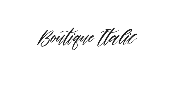 Boutique Italic Logo