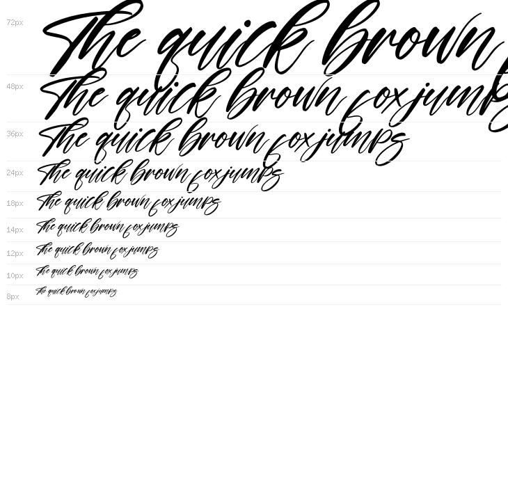 Boutique Italic Waterfall