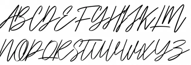 Boutique Kamilla Free Regular Font OTHER CHARS