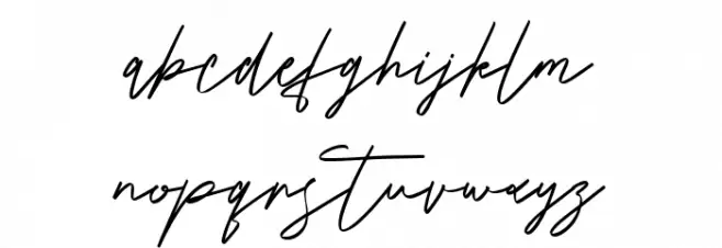 Boutique Kamilla Free Regular 字体 小写