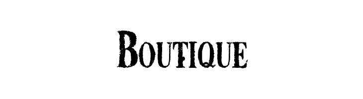 Boutique Font FFonts