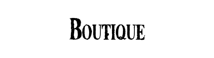 Boutique  नि: शुल्क फ़ॉन्ट्स डाउनलोड