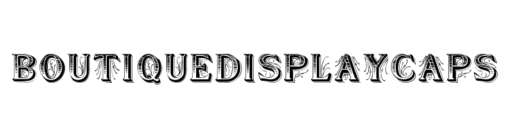 BoutiqueDisplayCaps Schriftart