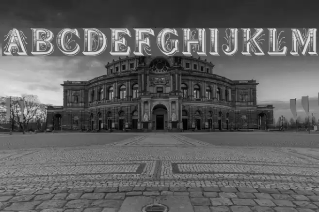 BoutiqueDisplayCaps Font examples