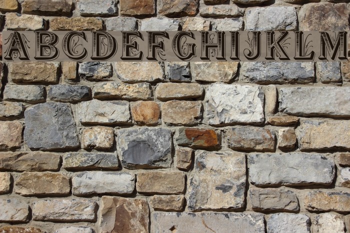 BoutiqueDisplayCaps Schriftart examples