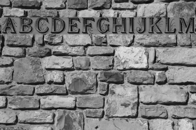 BoutiqueDisplayCaps Font examples