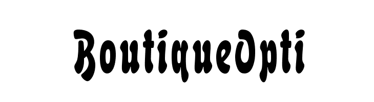 BoutiqueOpti Font