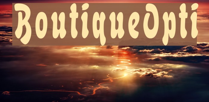 BoutiqueOpti Font examples