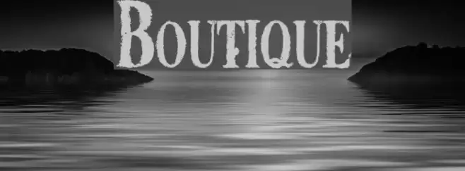 Boutique Font examples