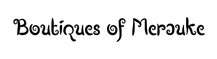 Boutiques of Merauke  Fuentes Gratis Descargar