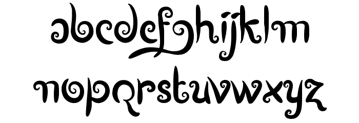 Boutiques of Merauke Font LOWERCASE