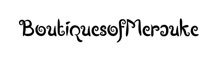 BoutiquesofMerauke Font