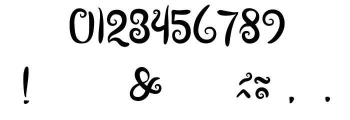 BoutiquesofMerauke Font OTHER CHARS