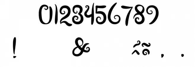 BoutiquesofMerauke Font OTHER CHARS