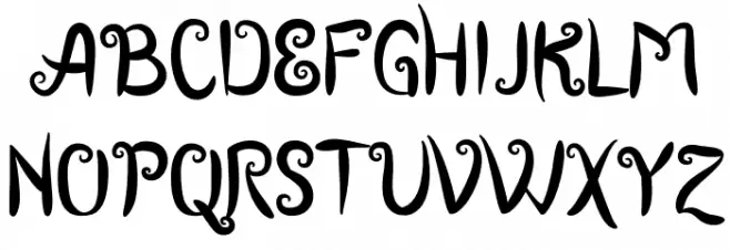 BoutiquesofMerauke Font Litere mari