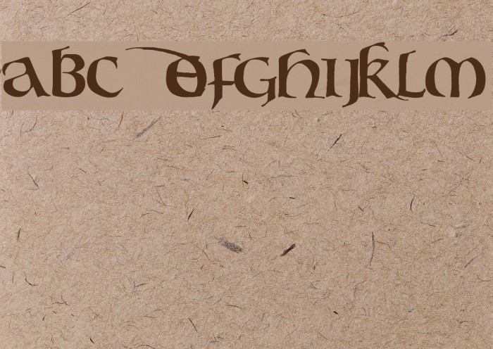 Bouwsma Uncial Font examples