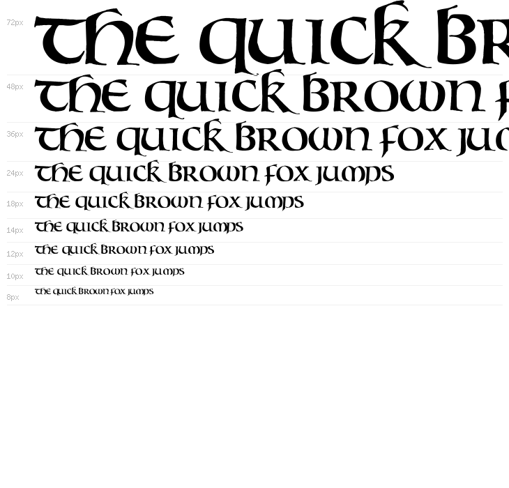 Bouwsma Uncial Waterfall