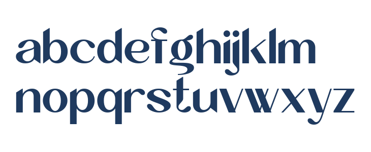 Bovacy DEMO Regular Lowercase